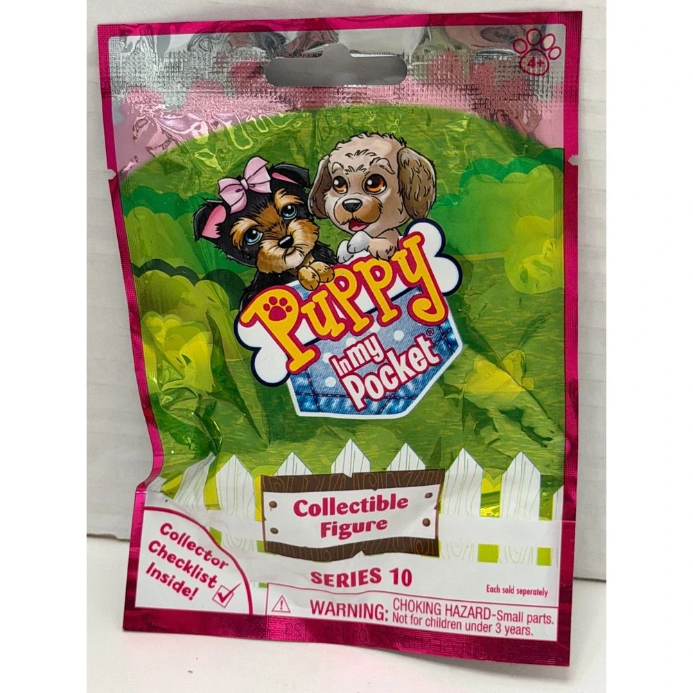 Puppy In My Pocket Series 10 Blind Bag Collectible Dog‎ Figure Just Play New